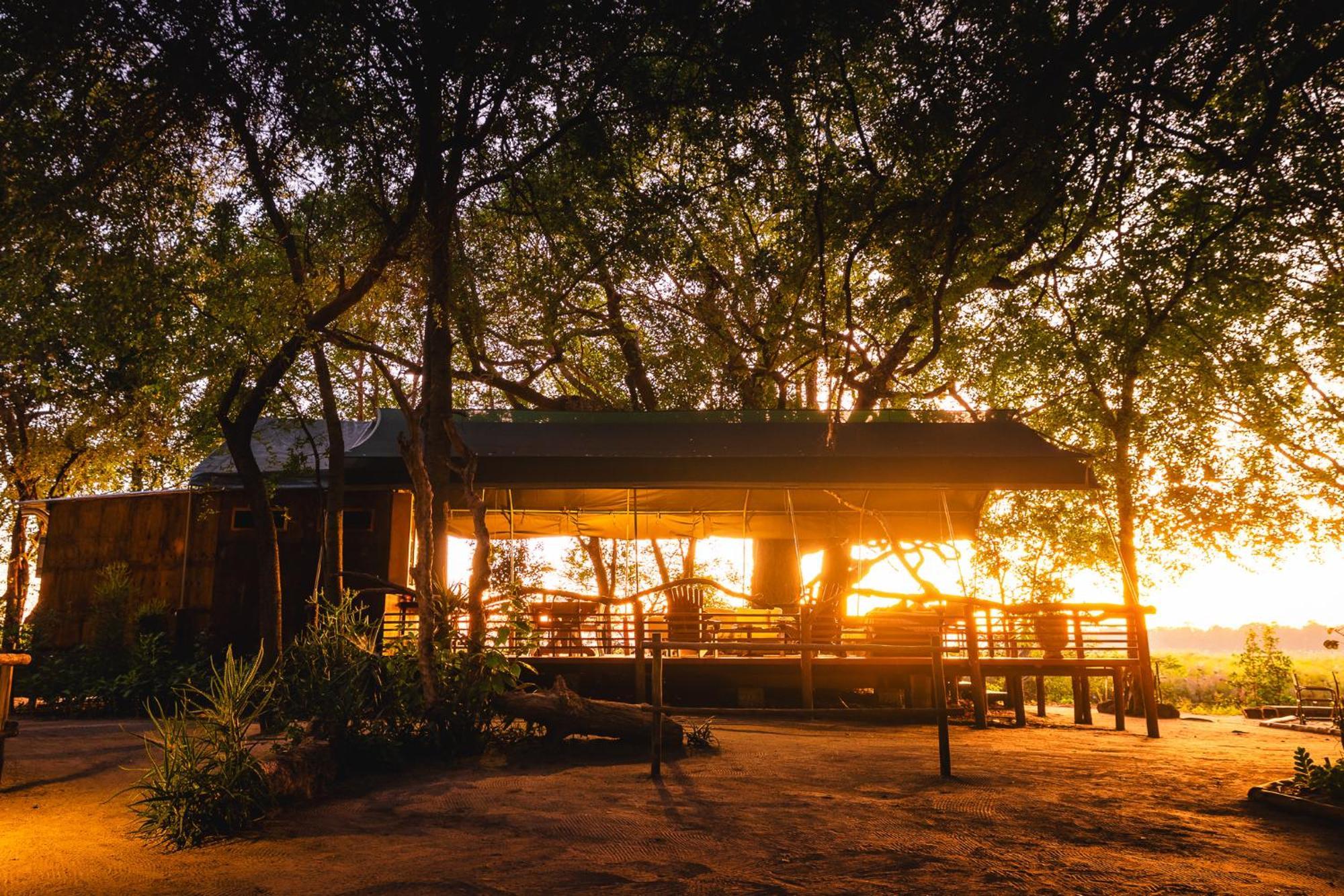 Askiesbos - Samochima Bush Camp Shakawe Ngoại thất bức ảnh